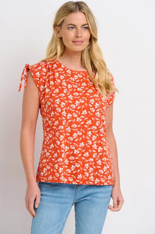 Floating Floral Tshirt Houndstooth Herringbone Solid