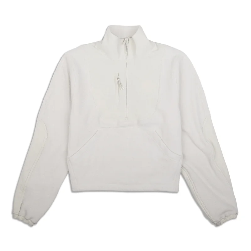 Fleece + Ripstop Hiking Pullover - Resale Hoodie with Reflective Safety Nightwear