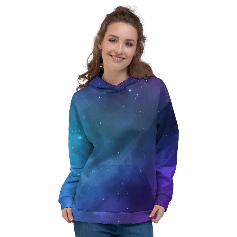 Galaxy Space Women's Hoodie Hoodie with Contrast Stitching Detailed Premium