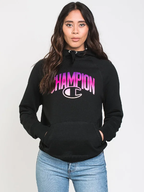 CHAMPION POWERBLEND OMBRE PULLOVER HOODIE  - CLEARANCE Hoodie with Typography Text Message