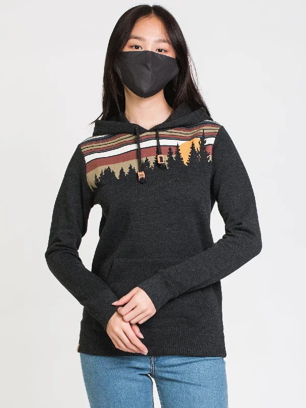 TENTREE RETRO JUNIPER PULLOVER HOODIE  - CLEARANCE Hoodie with Monochrome Minimalist Simple