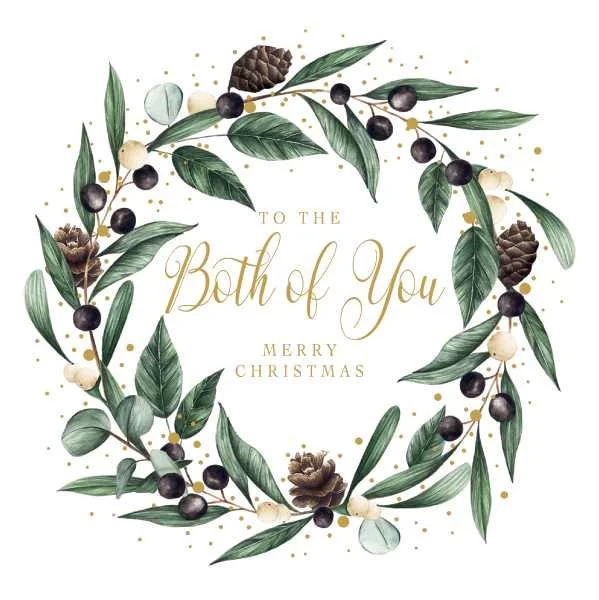 Christmas Card - To The Both Of You Breathable Wool Sweater